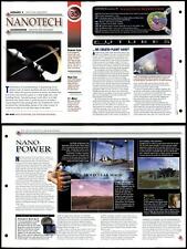Nanotech #35 Unknown Secrets Of The Universe Fact File Fold-Out Page picture