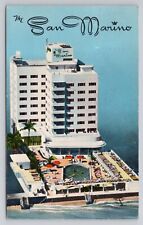 Postcard The San Marino Miami Beach Florida 1954 picture