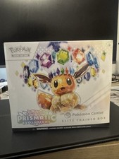 Pokemon TCG Prismatic Evolutions Pokemon Center ETB SEALED Elite Trainer Box picture