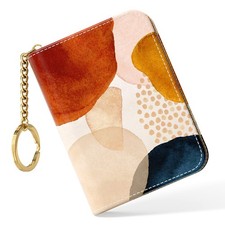 Nipichsha Credit Card Holder, Small RFID Card Wallet Women, Slim Leather Card picture