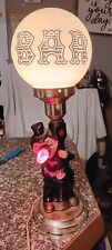 SUPER COOL  WORKS Vintage Hobo Clown Bar Lamp Charlie Chaplin Red Nose Ceramic picture