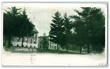 1906 View Of Building Campus UIU Fayette Iowa IA Posted Antique Postcard picture