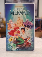 Disney The Little Mermaid Classic VHS Boxed Silk Touch Throw Blanket 50" × 70" picture
