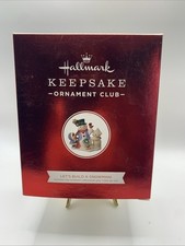 Hallmark: Let's Build A Snowman Keepsake Club Member Ornament 2018 Exclusive picture