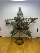Country Star Tree Topper Made With Wood picture