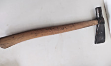 Vintage Hubbard & Co Wooden Handled Hachet & Hammer Tool 12