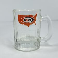 Vintage A&W Root Beer Mini Baby Mug Oval Logo AW Original Authentic 3 1/4” Tall picture
