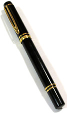 WATERMAN FOUNTAIN PEN IDEAL 18K 750 PARIS M NIB INK CONVERTER MADE IN FRANCE picture