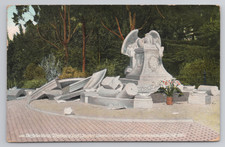 Postcard 1923 The Angel of Grief Stanford University San Francisco Earthquake picture