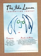 The John Lennon Songwriting Contest Postcard, 1998 picture