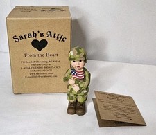 Sarah’s Attic Inc Sarah’s Gang 9570 Military Twinkie 4” Figurine Limited Edition picture