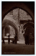 c1940's Ancient Fountain Jerusalem Israel Unposted RPPC Photo Postcard picture