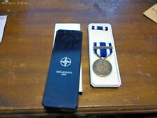 NATO MILITARY ISAF Afghanistan War Service PEACE Medal Cased Non Article 5 AWARD picture