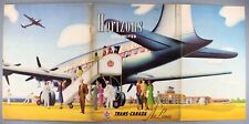 TCA TRANS CANADA AIRLINES HORIZONS UNLIMITED VINTAGE AIRLINE BROCHURE CUTAWAY picture