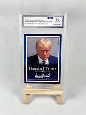 Holographic President Donald Trump Mugshot Mint Condition Trading Card MAGA picture