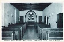 DETROIT MI - Convent Of Mary Reparatrix Retreatants Chapel Postcard picture