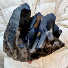 7LB Natural Smoky Quartz Crystal Cluster Mineral Specimen Healing picture