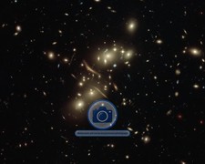 GRAVITATIONAL LENSING GALAXY CLUSTER ABELL 2813 8X10 PHOTO picture