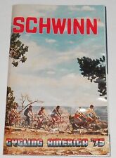 1975 SCHWINN Bicycle Specification Catalog STING-RAY Banana Seat picture