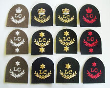 ROYAL MARINES LANDING CRAFT (LC) TOMBSTONE BADGES picture