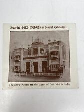 Vintage Antique India Trade Business Card Agra Marble Works Co. picture