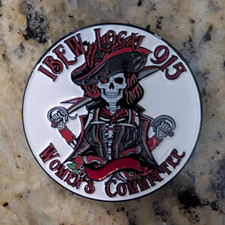 IBEW Local 915 Female Skull Pirate Coin picture