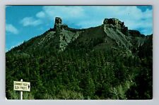 Durango CO-Colorado, Chimney Rock, Navajo Trail, Antique Vintage Postcard picture