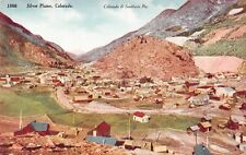 Bird's Eye View of Silver Plume Colorado Silver Mining Camp c1910 Postcard picture