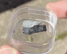 Worden Meteorite - RARE Car Smasher Hammerstone 2.15g CRUSTED Slice picture