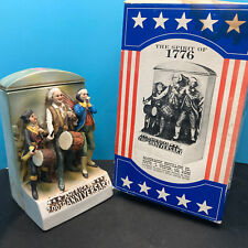 Vintage ' The Spirit of 1776 ' McCormick 1976 Porcelain Music Box Decanter picture