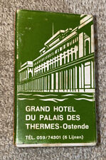 Vtg Hotel Soap Grand Hotel Du Palais Des Thermes - Ostende picture
