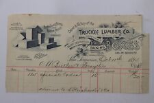 1894 USA Ephemera invoice recipe statement San Francisco Truckee Lumber Co Fruit picture