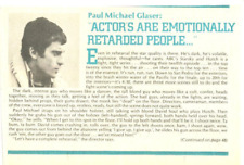 Paul Michael Glaser Magazine Photo small Clipping 1 Page L7211 picture