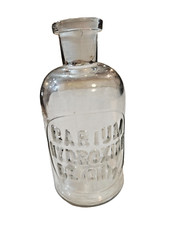 BARIUM HYDROXIDE Ba (OH)2 Reagent apothecary chemical lab bottle picture