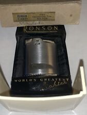 Vintage Ronson Art Metal Works Art Deco Essex Lighter. RARE New Never Struck picture