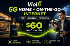Violfi 5G Prepaid Data SIM Card Unlimited Data $60/6m picture