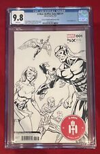 X-Men: Hellfire Gala 2023 #1 2nd Print Campbell Sketch 1:25 CGC Blue Label 9.8 picture
