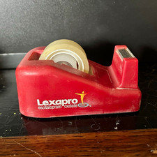 Vintage Lexapro Red Desktop Tape Dispenser Pharma Swag Antidepressant picture
