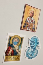 Vaccine Salesman 💉 ARREST FAUCI VARIETY PACK LOT OF 3 stickers picture