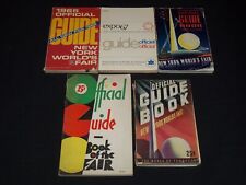 1933-1967 WORLD'S FAIR & EXPO GUIDES LOT OF 5 - SOFTCOVER - O 2596H picture