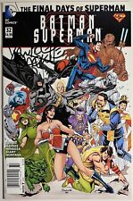 Batman Superman #32 Newsstand Price Variant NM 2014 signed auto Yanick Paquette picture