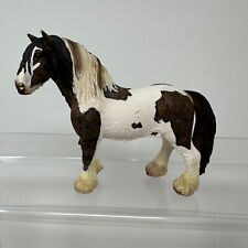 Schleich TINKER STALLION Brown White Horse Farm Animal Figure 2007 Figurine picture