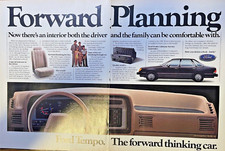 1984 Magazine Advertisement Ford Tempo Forward Planning picture