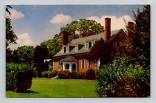 Postcard Gunston Hall Lorton Virginia VA, Vintage Chrome E10 picture