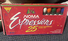 (2) Vintage NOMA EXPRESSIONS 25 Outdoor Light Set w/ Box- Multi Color Ceramic picture