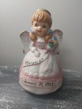 musical girl figurine Painted Jan,1905 Stamped Made In Japan Vintage picture
