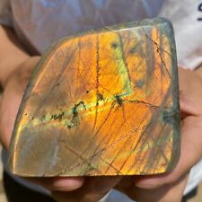 1.1lb Natural Flash Labradorite Quartz Crystal Freeform rough Mineral Healing picture