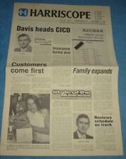 1982 Harriscope Newsletter 8 Pages Davis heads CICD + 82C84A CMOS picture