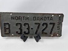 North Dakota License plate 1951 B 33727 Route 66 Car Hot Rod Bar Decor Mancave picture