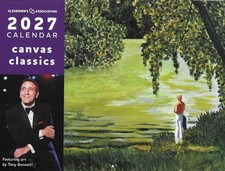 2027 ALZHEIMER'S ASSOCIATION 8X10 CALENDAR ART BY TONY BENNETTw/ picture
